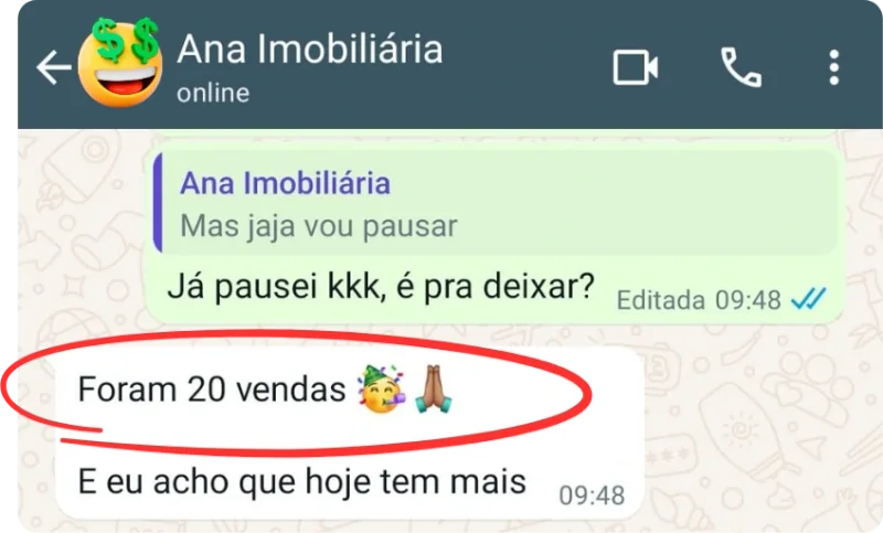 Print de resultado do método 22