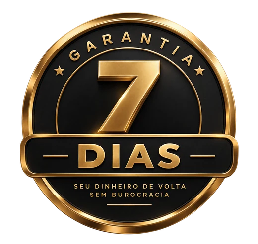 Garantia de 7 dias: seu dinheiro de volta sem burocracia